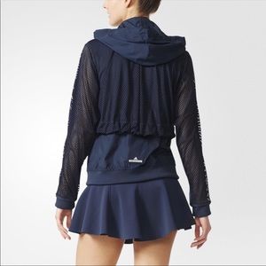 Adidas x Stella McCartney mesh back hoodie jacket
